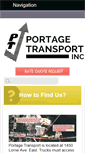 Mobile Screenshot of portagetransport.com